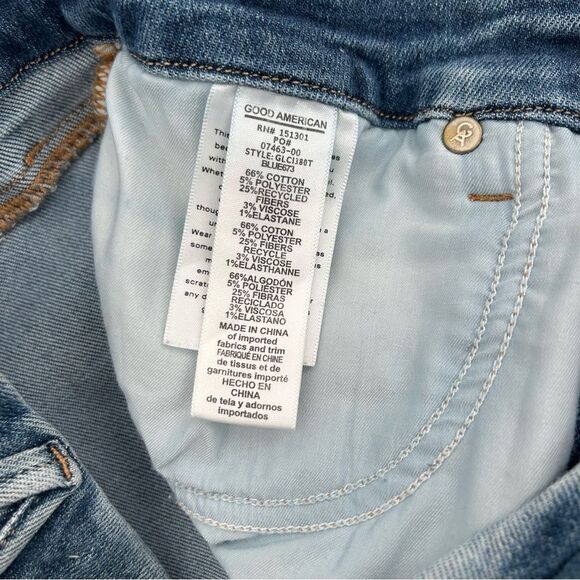 Good American Good Legs stovepipe jeans size 10/30 - Picture 8 of 8